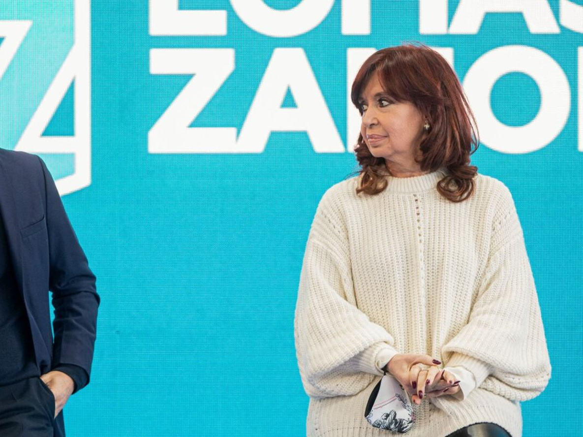 Axel Kicillof y Cristina Kirchner.