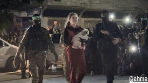 Hamas entregó otro grupo de rehenes a la Cruz Roja - Foto gentileza