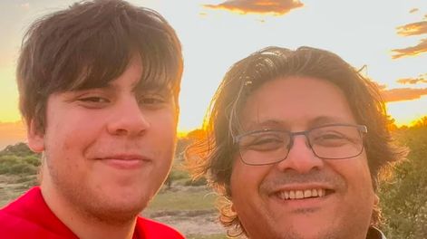 Shahzada Dawood junto a su hijo Suleman Dawood. Foto/ Gentileza
