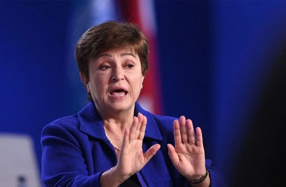 Kristalina Georgieva, la titular del Fondo Monetario Internacional. La entidad 10 revisiones trimestrales de las cuentas públicas hasta 2026. Un drama para el kirchnerismo.