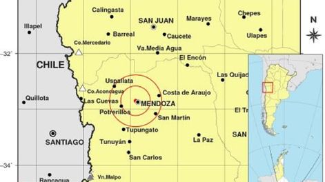 Tembló en Mendoza: fue de magnitud 3,9 según el Inpres