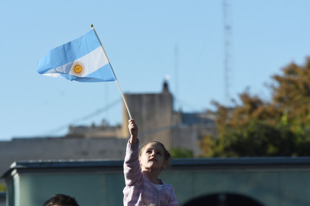 Emocionante y espectacular homenaje a los combatientes de Malvinas en Mendoza. Foto: Ramiro Gómez / Los Andes