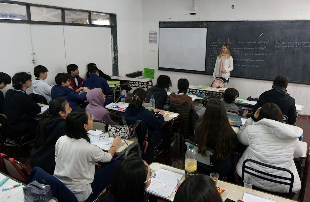 El recorte en Educación es el 5% del presupuesto asignado. En la imagen la Escuela José Vicente Zapata. Foto: Orlando Pelichotti / Los Andes