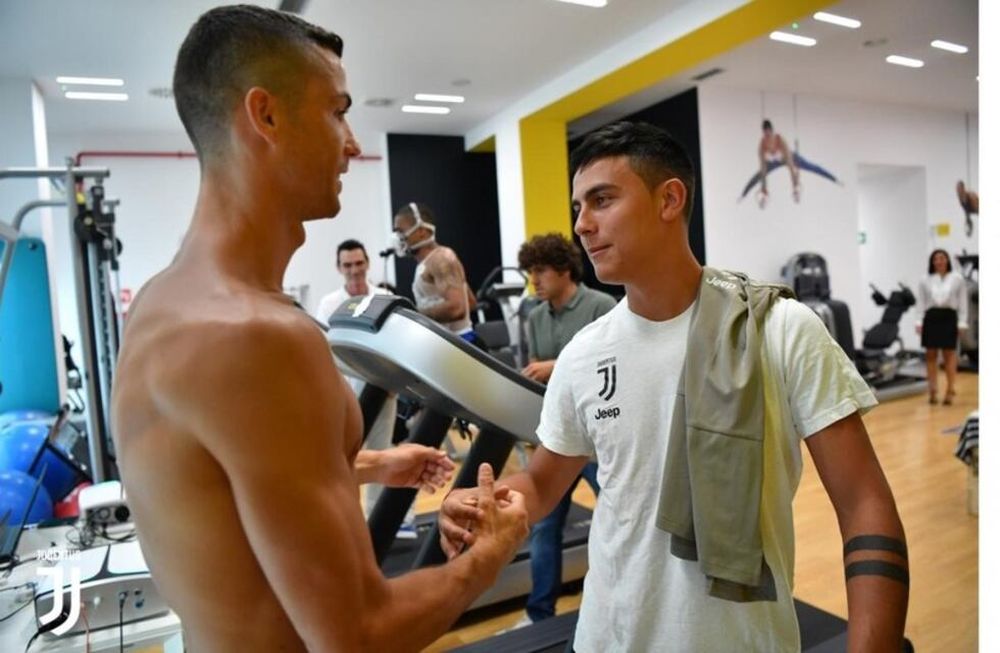 Cristiano Ronaldo se entrenó por primera vez con la Juventus