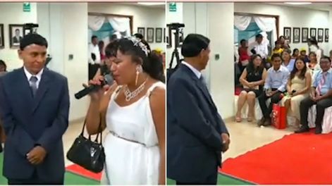 Dejó plantado a su novio en el altar en una boda transmitida en directo.&nbsp;