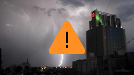 Rige alerta amarilla y naranja por tormentas en gran parte de la provincia: qué zonas afecta.