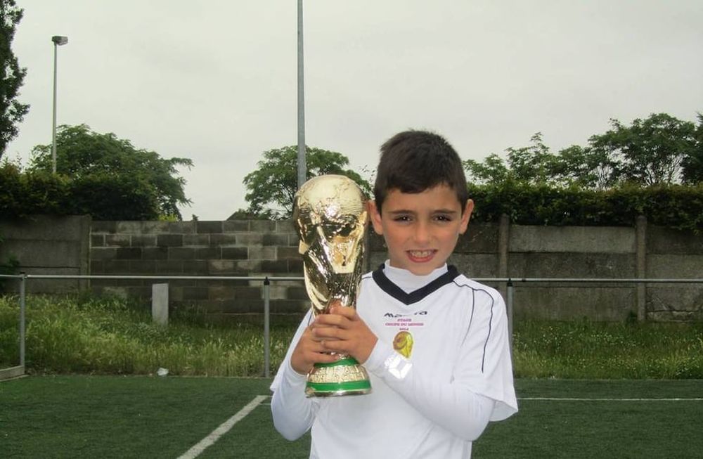 Pietro Tomaselli tiene 9 años y sorprendió a la Roma con su habilidad