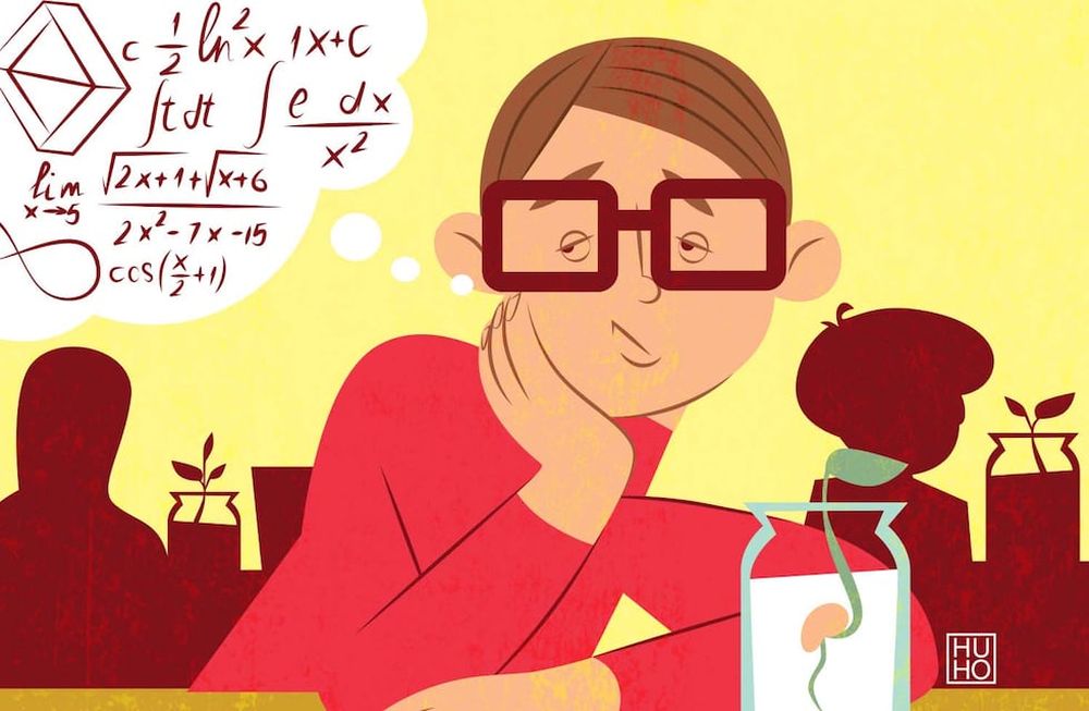 Las altas capacidades en la infancia no siempre garantizan el éxito escolar. A menudo, estos niños y niñas se aburren en la escuela y comienzan a tener actitudes disruptivas. Ilustración: Hugo Horita.