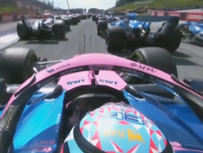 Franco Colapinto sufrió un despiste en Silverstone durante la Q1 y mañana largará desde el puesto 19.&nbsp;