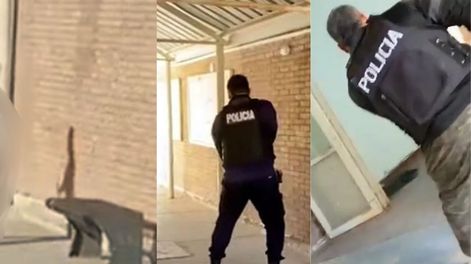 Video: una nena se atrincheró con un arma y disparó dos veces en una escuela de La Paz