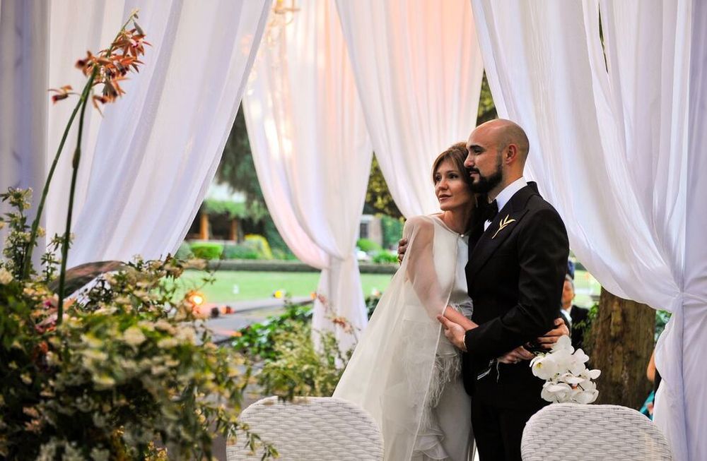 La pareja se casó en Estancia Villa María / Foto: Maxi Failla.