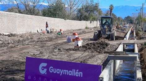 Obras integrales: concretamos la canalización de calle San Francisco del Monte