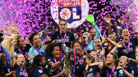 Lyon ganó su quinta Champions femenina tras remontar al Wolfsburgo