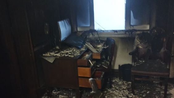 Fuego en el Senado: se incendió el despacho de una senadora y hay seis intoxicados.