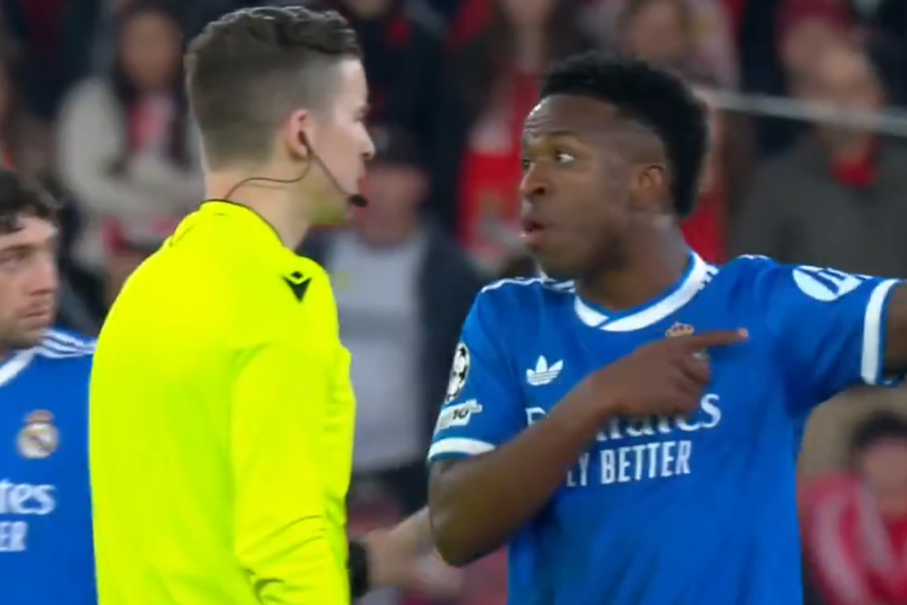 Vinicius Junior acusó a Prestianni de racismo en la Champions League
