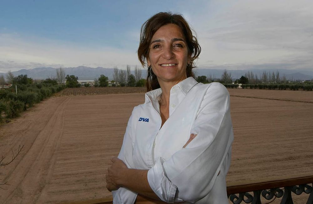 La representante de la empresa alemana DVA habló sobre los productos bioestimulantes y su incidencia sobre los cultivos locales. / Foto: Orlando Pelichotti
