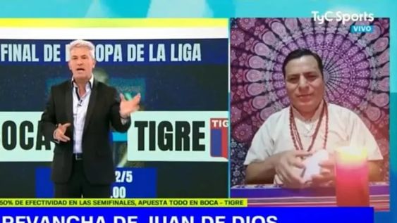 En charla con TyC Sports, el oráculo tiró las cartas y contó cómo ve a los finalistas de cara el próximo domingo. Aseguró que las cartas dan a Boca Campeón. / Gentileza.