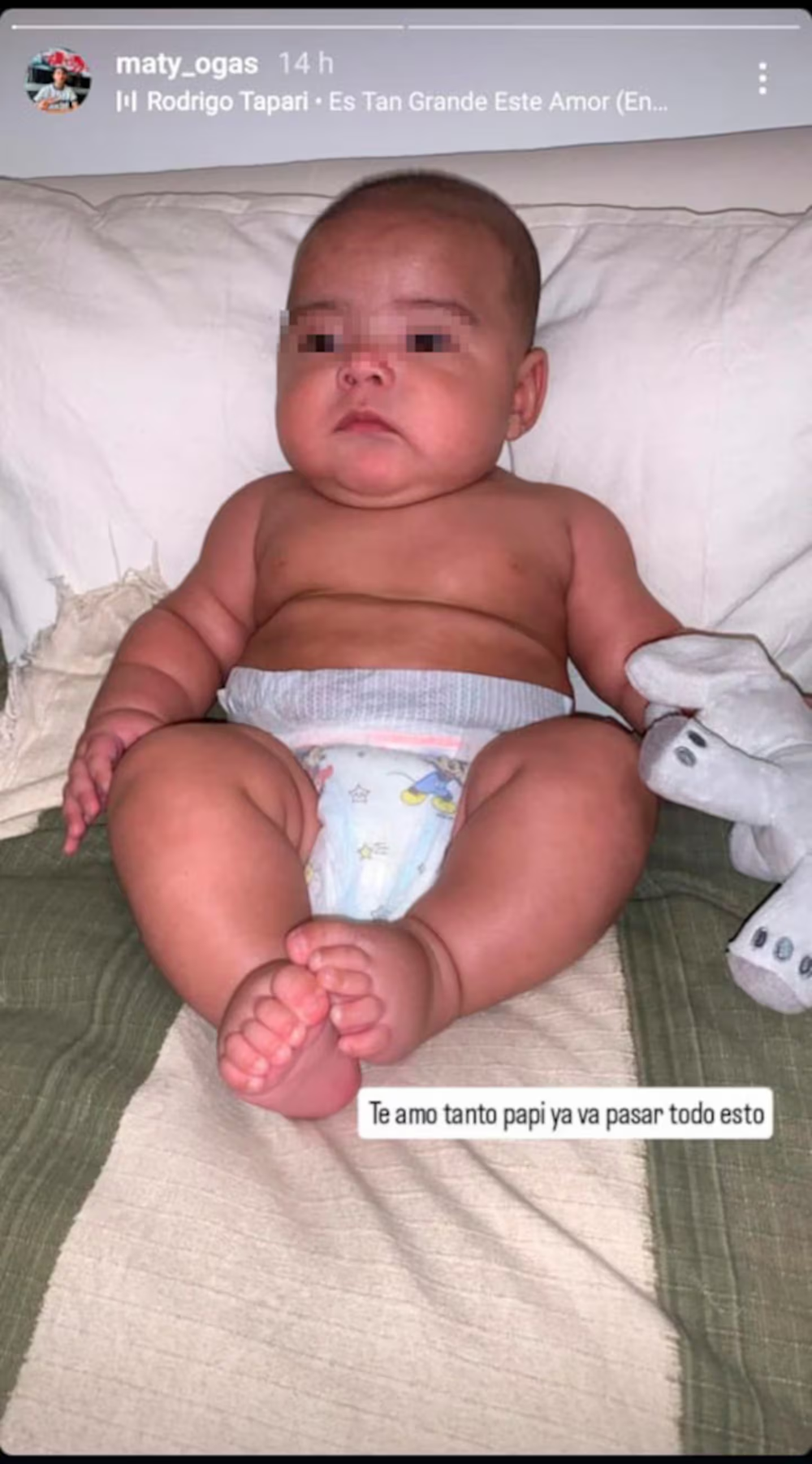 El posteo del novio de Morena Rial. 