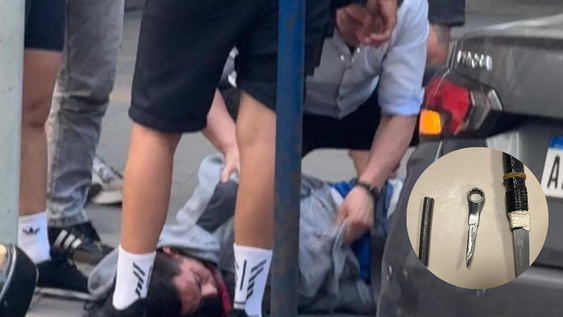 Custodio del Gobernador detuvo a una ladrón en pleno Centro