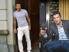 Luis Figo reconoció que toma vino a diario para mantenerse en forma Luis Figo reconoció que toma vino a diario para mantenerse en forma