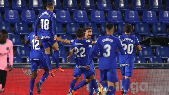 Histórico triunfo del Getafe sobre el Barcelona por 1-0. / Gentileza. Histórico triunfo del Getafe sobre el Barcelona por 1-0. / Gentileza.