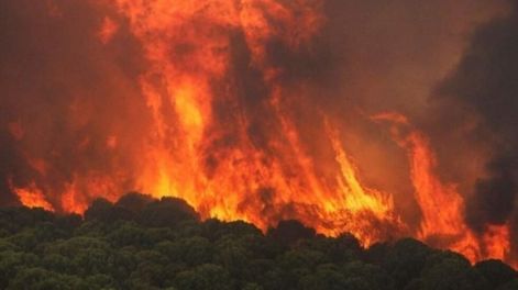 Los Andes | Cientos de evacuados por incendio en suroeste de España. Gentileza / La Calle