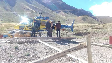 Hubo una evacuación de emergencia en el parque Aconcagua tras un accidente por viento que dejó un trabajador herido.