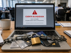 arca podra bloquear todas las cuentas bancarias y tarjetas de credito de estos contribuyentes
