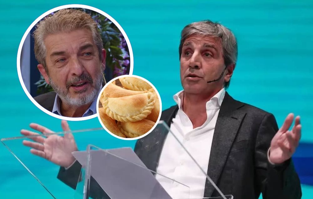 Luis Caputo liquidó a Ricardito Darín por las empanadas a $48.000: Se quiso hacer el nac & pop