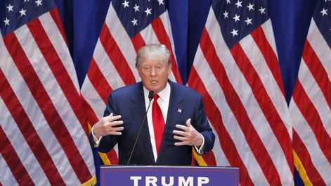 El excéntrico millonario Donald Trump anuncia que será candidato a presidente de EEUU