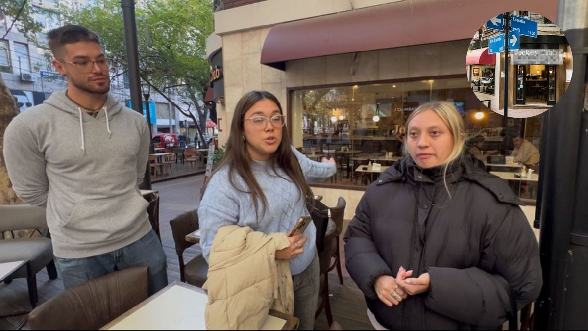 Un grupo de estudiantes de medicina fue agredido por el cajero de una famosa cafetería