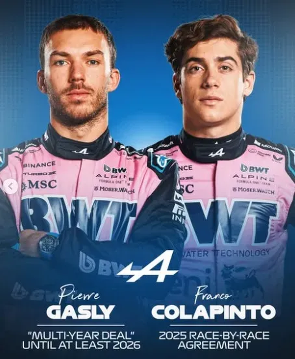 Pierre Gasly y Franco Coalpinto
