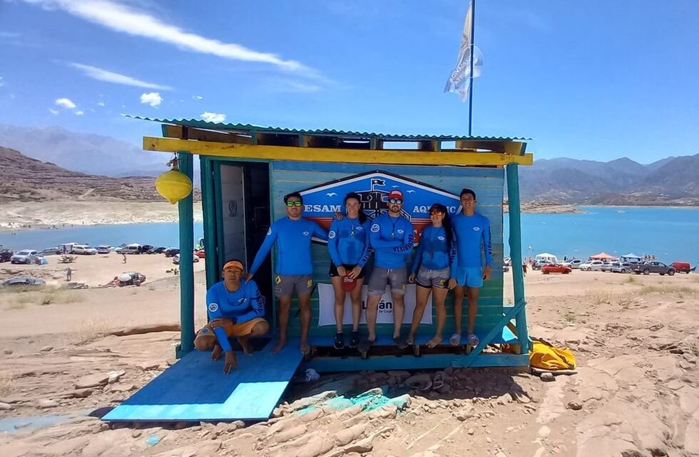 Operativo Potrerillos: mendocinos a salvo en el agua