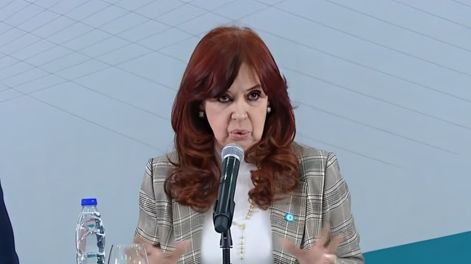 Cristina Kirchner presentó una cautelar para recuperar su jubilación de privilegio alegando que es su único ingreso. Foto: Captura de video
