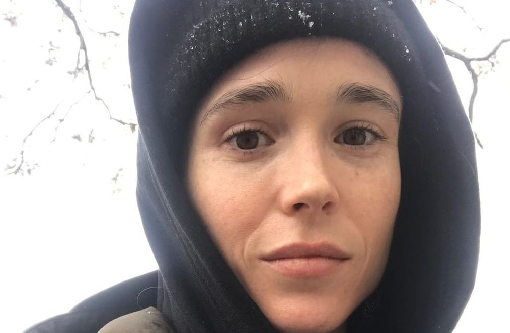 Elliot Page reapareció en las redes con su nuevo look tras declararse trans