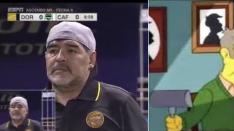 No podían faltar: los mejores memes tras el debut de Maradona en Dorados