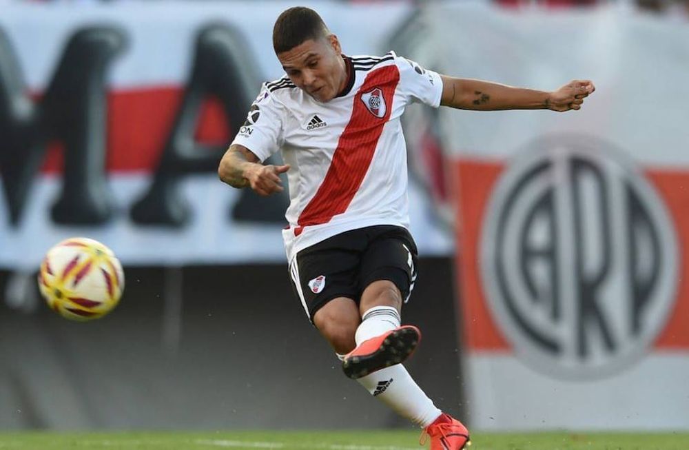 Quintero llegó a River a cambio de 3,5 millones de dólares y su cláusula de salida es de 30 millones.