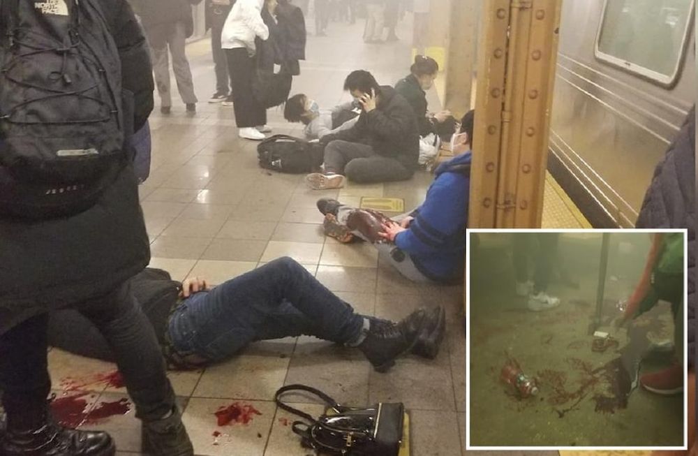 Tiroteo en el metro del barrio de Brooklyn,  Nueva York (Armen Armenian / Facebook)