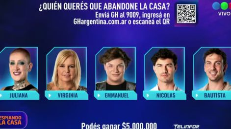 Los Andes | Nominados de la última gala de Gran Hermano