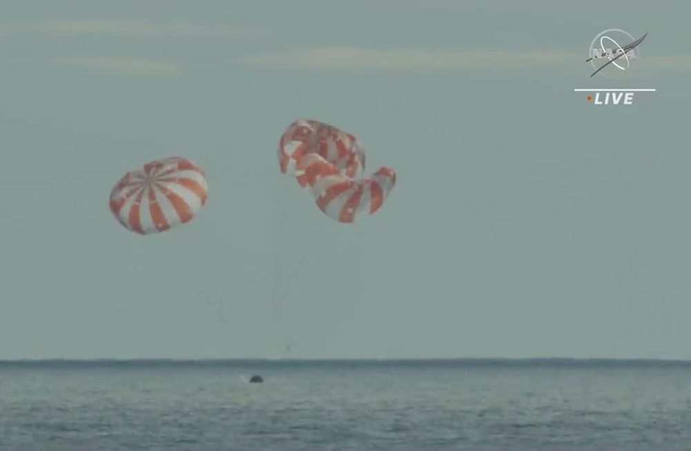El éxito de esta misión es crucial para la NASA, cuyo plan después de un alunizaje es preparar un viaje a Marte. Foto: Captura video compartido por NASA.