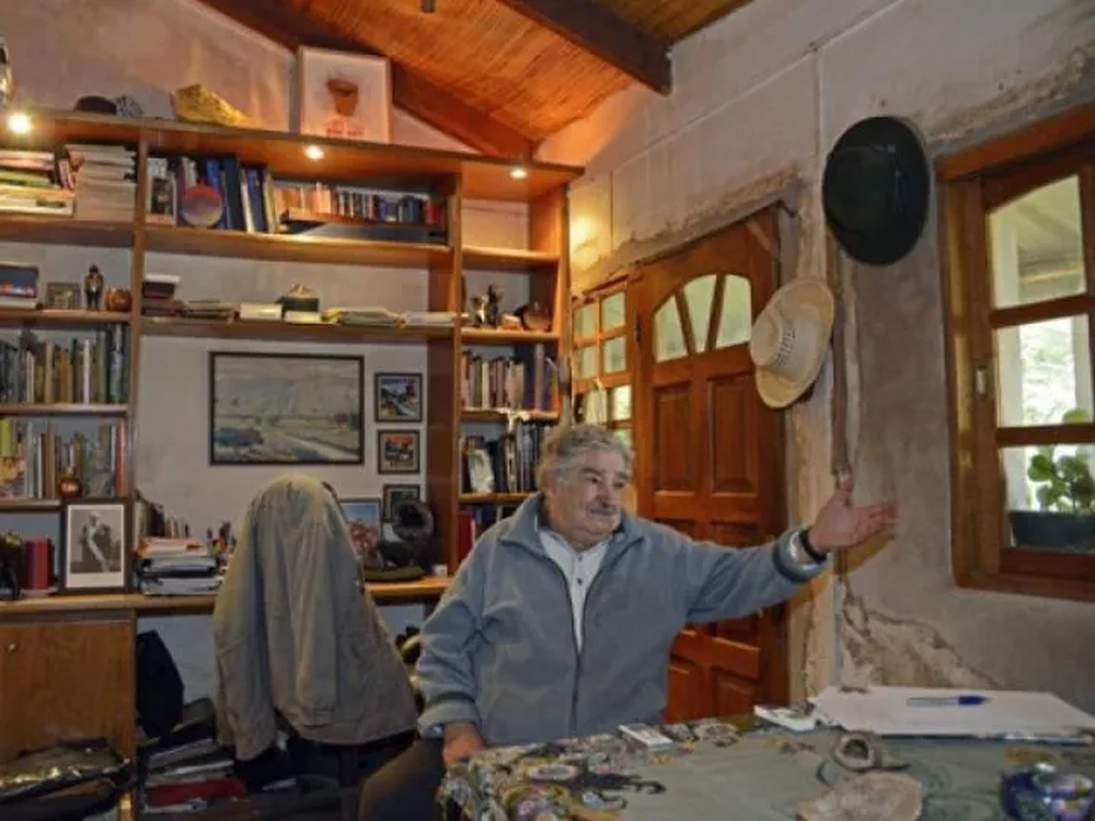 Así era la casa de Pepe Mujica, expresidente de Uruguay.