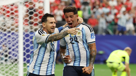 Lionel Messi puso el 1-0 y llegó a los 17 goles en Copas del Mundo: se convirtió en el máximo goleador de la historia de los Mundiales.&nbsp;