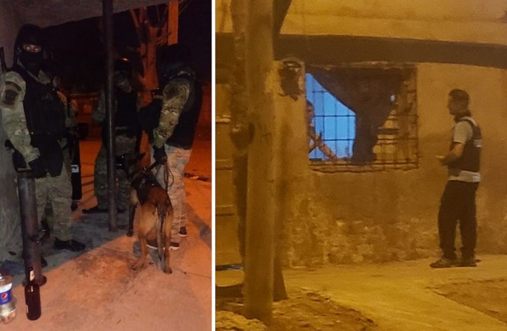 El GES debió irrumpir en la vivienda y reducir al potencial suicida, que no seguía los consejos del negociador del GRIS. Foto: Gentileza para Los Andes