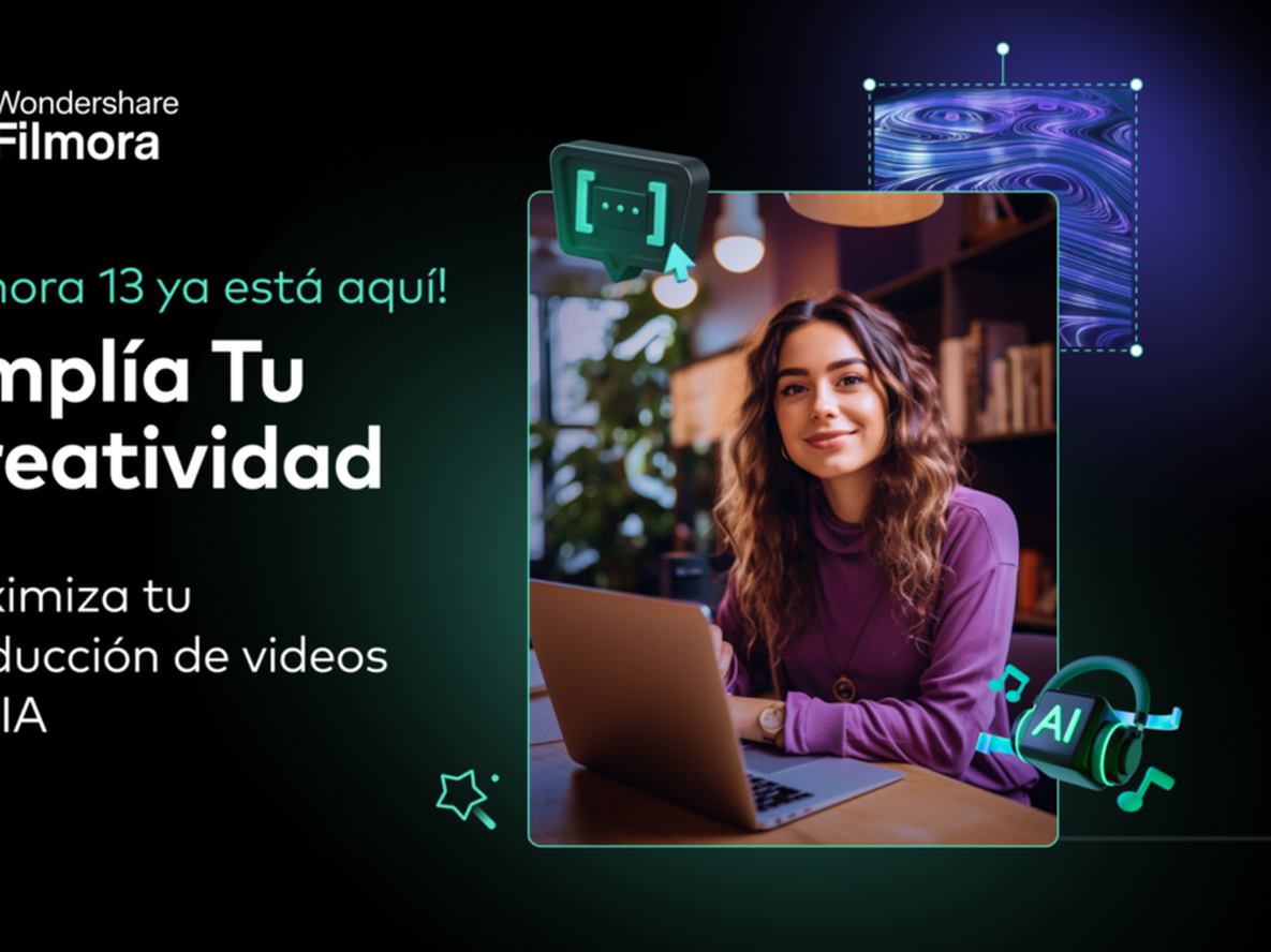 Filmora: el editor de video con funciones IA que duplica nuestra creatividad