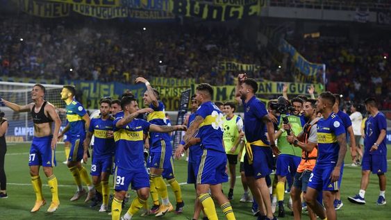 Los festejos de Boca campeón de la Copa Argentina. / Gentileza.
