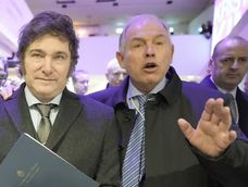Javier Milei y Gerardo Werthein, en una foto de archivo