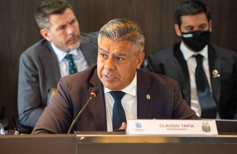 Claudio Tapia y los clubes deben definir la próxima temporada en las próximas semanas (Prensa AFA).
