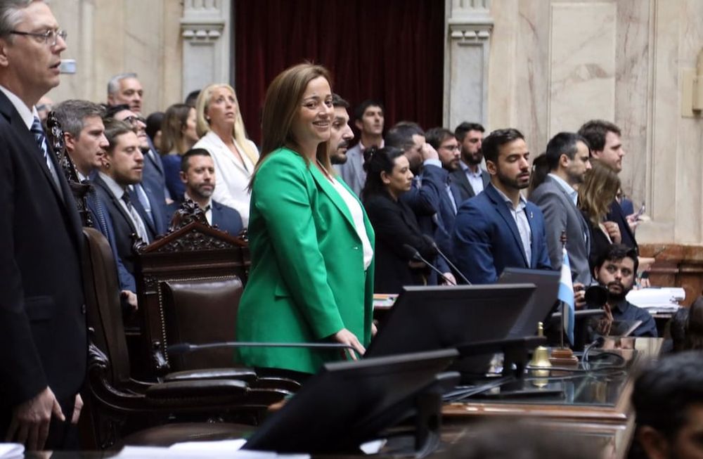 La presidenta de la cámara baja, Cecilia Moreau, celebró la aprobación del Presupuesto 2023 en Diputados.