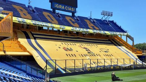 Así luce el estadio de Boca de cara el duelo crucial con Racing Club por la Copa. / Gentileza.