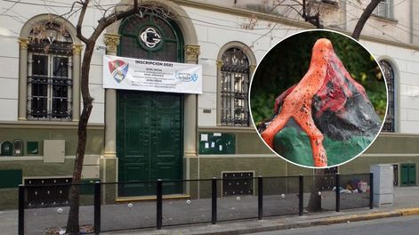 Explotó en un colegio de Palermo otro experimento del volcán y hay 4 heridos: Se prendió fuego entero.